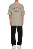  2658 - HÀNG CHÍNH HÃNG - ÁO THUN TEE ESSENTIAL FOG - JERSEY CREWNECK - DARK HEATHER - CODE: 125BT244191F 