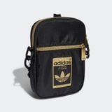  0246 - TÚI ĐEO CHÉO HOT HIT ADIDAS FEST BAG - *Black/Gold* - Code: GF3199 