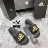  0329 - HÀNG CHÍNH HÃNG - DÉP ADIDAS CLOUDFOAM COMFORT - BIG LOGO - GOLD  (5) - Code: EG1850 