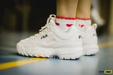  0137 - HÀNG CHÍNH HÃNG - GIÀY FILA DISRUPTOR 2 CÁ MẬP - *WHITE* - 2021** - Code:  FS1HTA1071X-26 