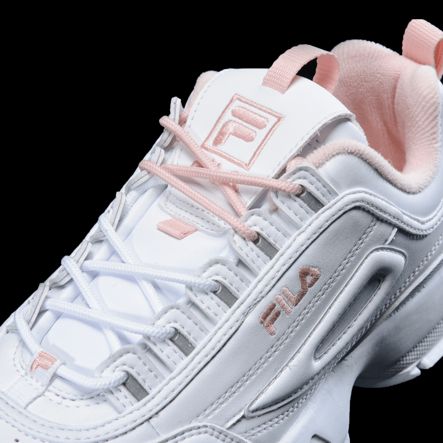 0023 - HÀNG CHÍNH HÃNG - GIÀY FILA DISRUPTOR CÁ MẬP - *WHITE/PINK* - 2 –  MỘC SHOES