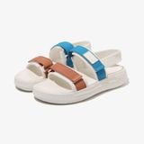  1007 - HÀNG CHÍNH HÃNG - GIÀY QUAI HẬU SANDAL FILA SURFY MÀU - * Blue Orange White * - CODE: 1SM01934E_423 