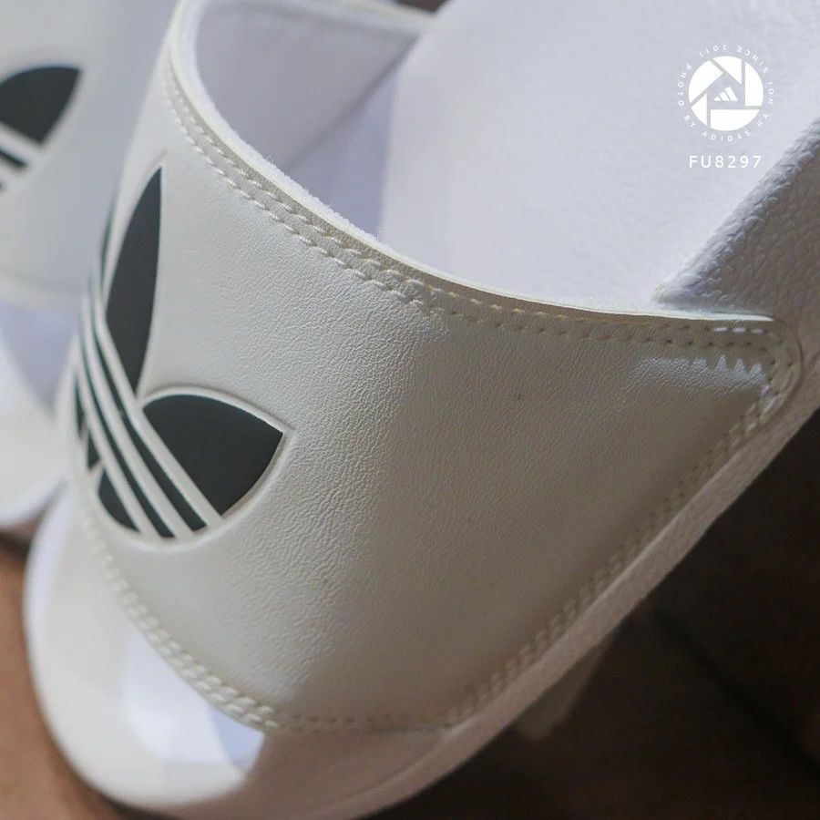  0403 - HÀNG CHÍNH HÃNG - DÉP ADIDAS LITE TRẮNG ĐEN *WHITE/BLACK* - Code: EG8272 