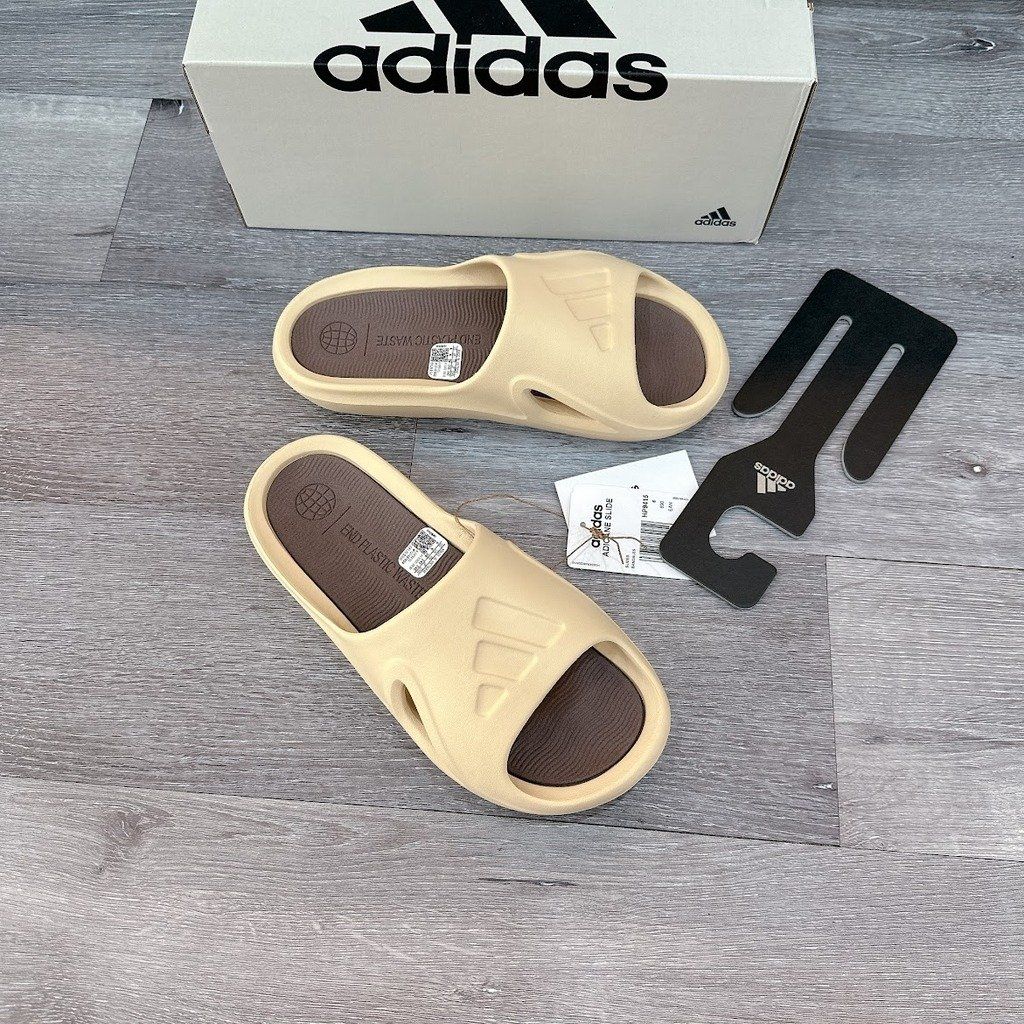  1092 - HÀNG CHÍNH HÃNG - DÉP ADIDAS ADICANE - BEGIE - CODE : HP9415 