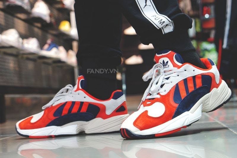  0094 - HÀNG CHÍNH HÃNG - GIÀY ADIDAS  YUNG 1 RED OG  - *RED/NAVY/WHITE* - 2021** - Code: B37615 