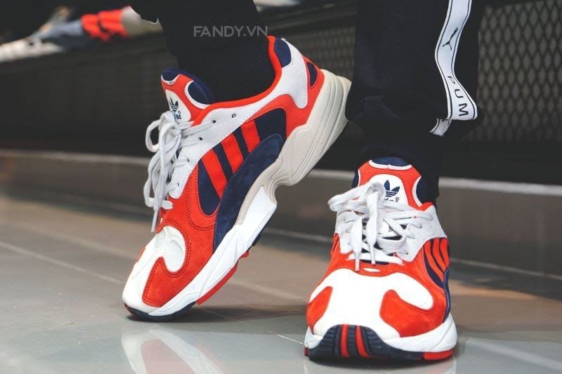  0094 - HÀNG CHÍNH HÃNG - GIÀY ADIDAS  YUNG 1 RED OG  - *RED/NAVY/WHITE* - 2021** - Code: B37615 