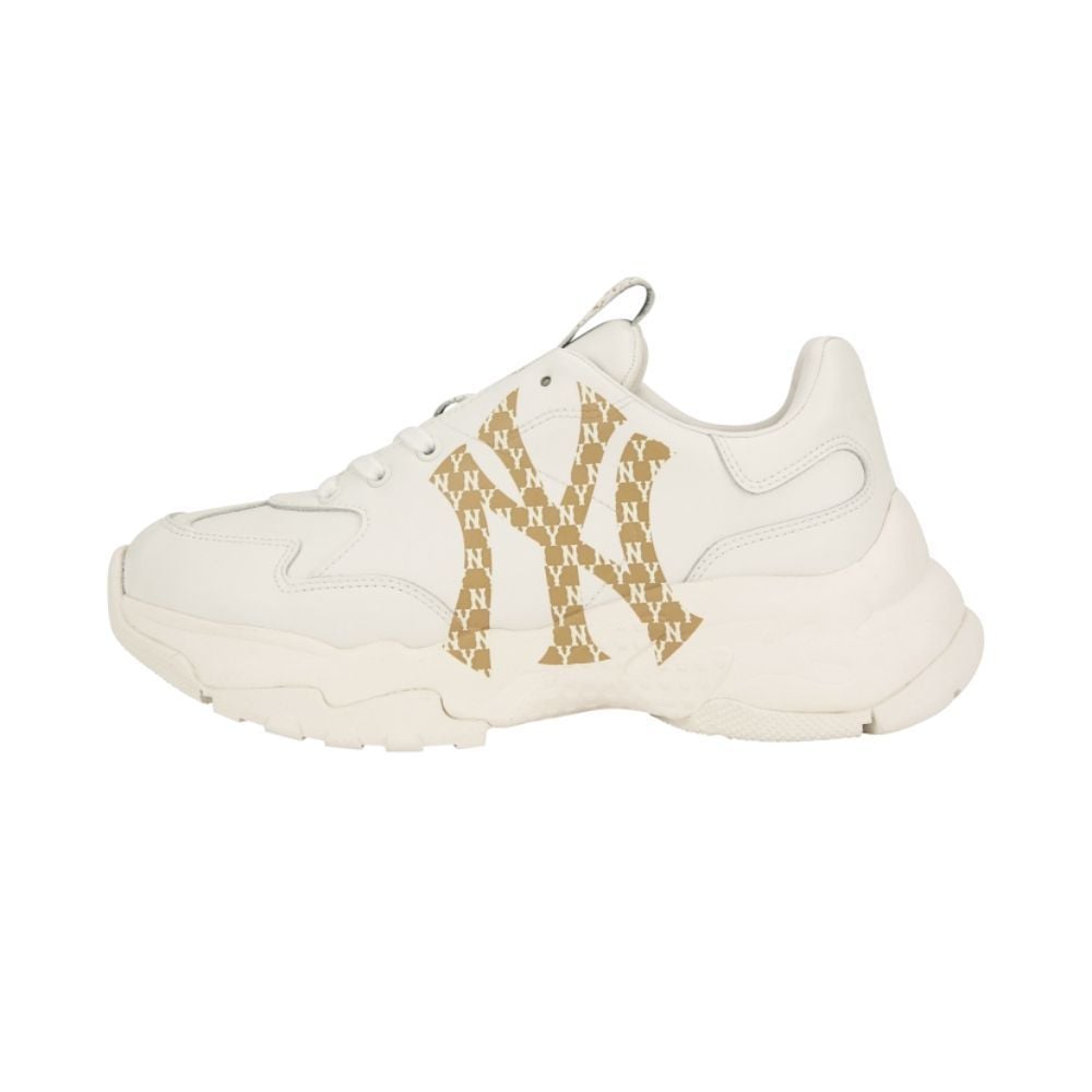  0242 - HÀNG CHÍNH HÃNG - GIÀY SNEAKER MLB CHUNKY NEW YORK MONOGRAM LT - *WHITE LOGO* - 2021** - Code: 32SHCM011-50I 