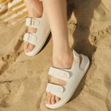 1032 - HÀNG CHÍNH HÃNG -  GIÀY SANDAL MLB -  NEW YORK YANKEES - * TRẮNG * QUAI NHỰA - CODE : 3ASDSD123-50CRS 