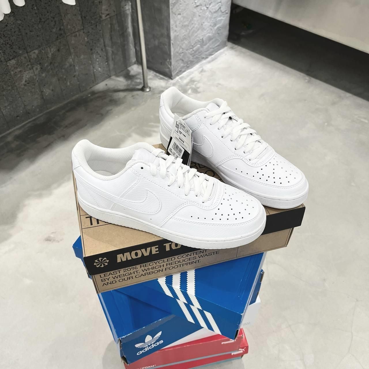  0439 - HÀNG CHÍNH HÃNG - GIÀY NIKE COURT VISION LOW - *ALL WHITE* - Code: DH2987 100 