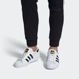  0287 - HÀNG CHÍNH HÃNG - GIÀY ADIDAS SUPERSTAR GOLD TEM VÀNG  - *WHITE/GOLD LOGO* - 2021** - Code: EG4958 