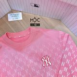  0820 - HÀNG CHÍNH HÃNG - ÁO SWEATER MLB MONOGRAM GRADATION ALLOVER OVERFIT NEW YORK YANKEES --- MÀU HỒNG PINK - Code : 3AMTM1024-50COS 