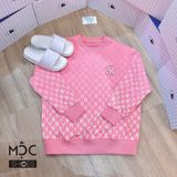  0820 - HÀNG CHÍNH HÃNG - ÁO SWEATER MLB MONOGRAM GRADATION ALLOVER OVERFIT NEW YORK YANKEES --- MÀU HỒNG PINK - Code : 3AMTM1024-50COS 