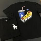  0728 - HÀNG CHÍNH HÃNG - ÁO THUN NEW ERA - HOTDOG ĐEN - *BLACK* - Code: 12715377 