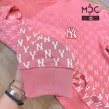  0820 - HÀNG CHÍNH HÃNG - ÁO SWEATER MLB MONOGRAM GRADATION ALLOVER OVERFIT NEW YORK YANKEES --- MÀU HỒNG PINK - Code : 3AMTM1024-50COS 