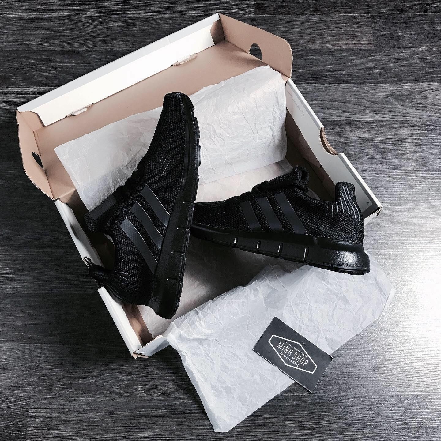  0374 - HÀNG CHÍNH HÃNG - GIÀY ADIDAS SWIFT RUN - *All Black* 