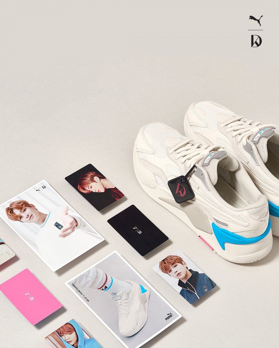  0171 - HÀNG CHÍNH HÃNG - GIÀY PUMA RSX - KANG DANIEL  - *WHITE* - 2021** - Code: 371570 26 