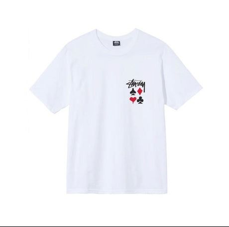  1145 - HÀNG CHÍNH HÃNG - ÁO THUN STUSSY -  STUSSY FULL DECK 2 - WHITE 