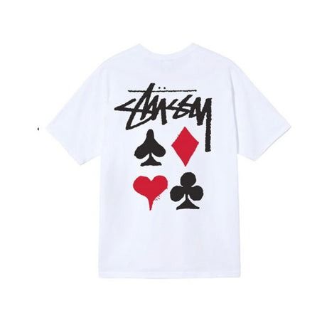  1145 - HÀNG CHÍNH HÃNG - ÁO THUN STUSSY -  STUSSY FULL DECK 2 - WHITE 