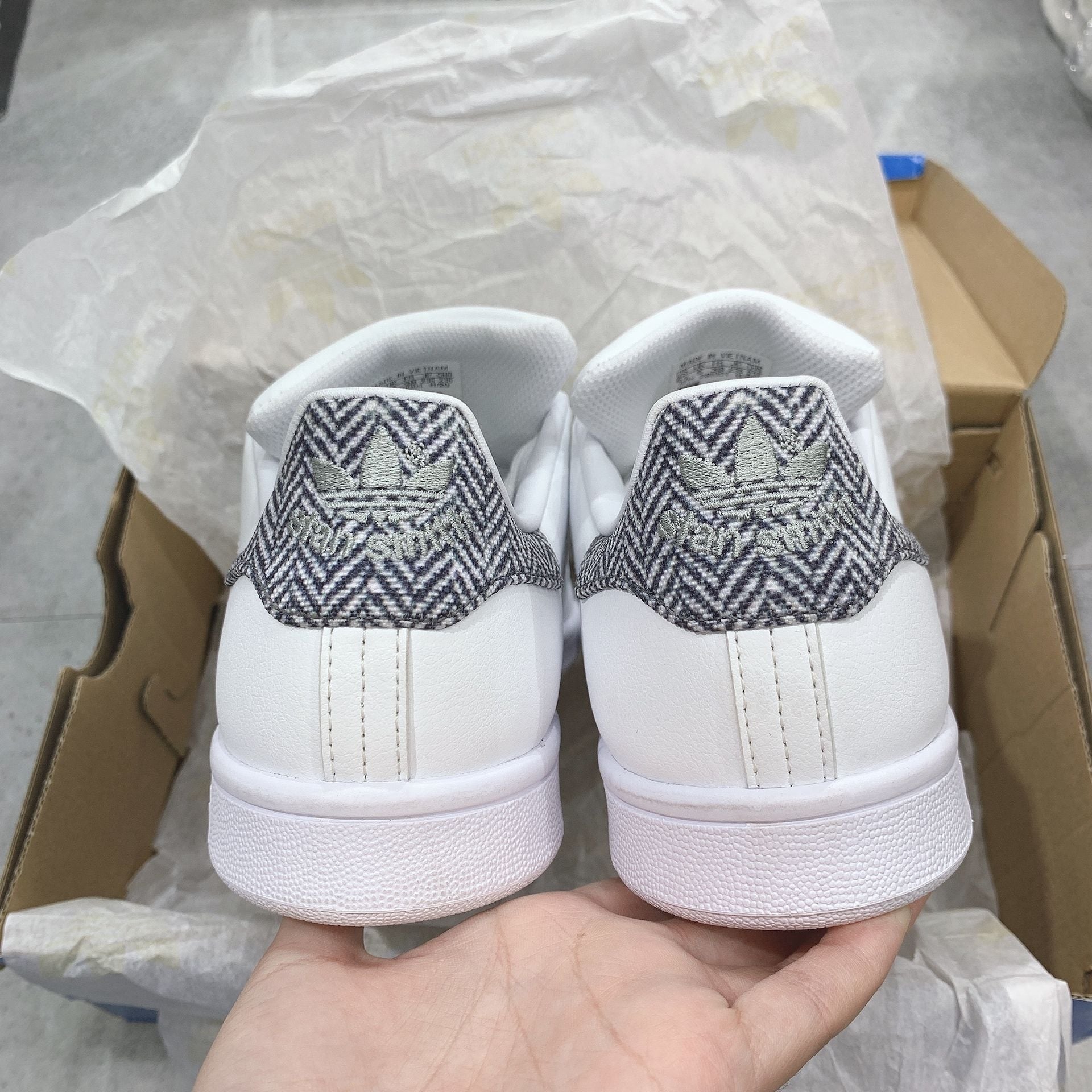 0066 - HÀNG CHÍNH HÃNG - GIÀY ADIDAS STANSMITH GÓT CARO - *WHITE/CARO* - 2021** - Code: 