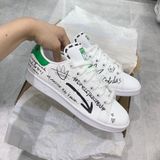  0067 - HÀNG CHÍNH HÃNG - GIÀY ADIDAS STANSMITH - WRITING HAND - *WHITE/GREEN* - 2021** - Code: 