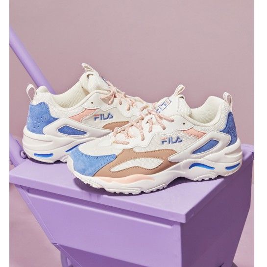 0130 - HÀNG CHÍNH HÃNG - GIÀY FILA RAY TRACER PASTEL - *NÂU HỒNG* - 20 –  MỘC SHOES