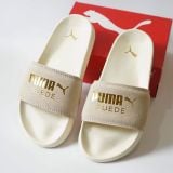  0370 - HÀNG CHÍNH HÃNG - DÉP PUMA SUEDE  LEADCAT - *KEM* 