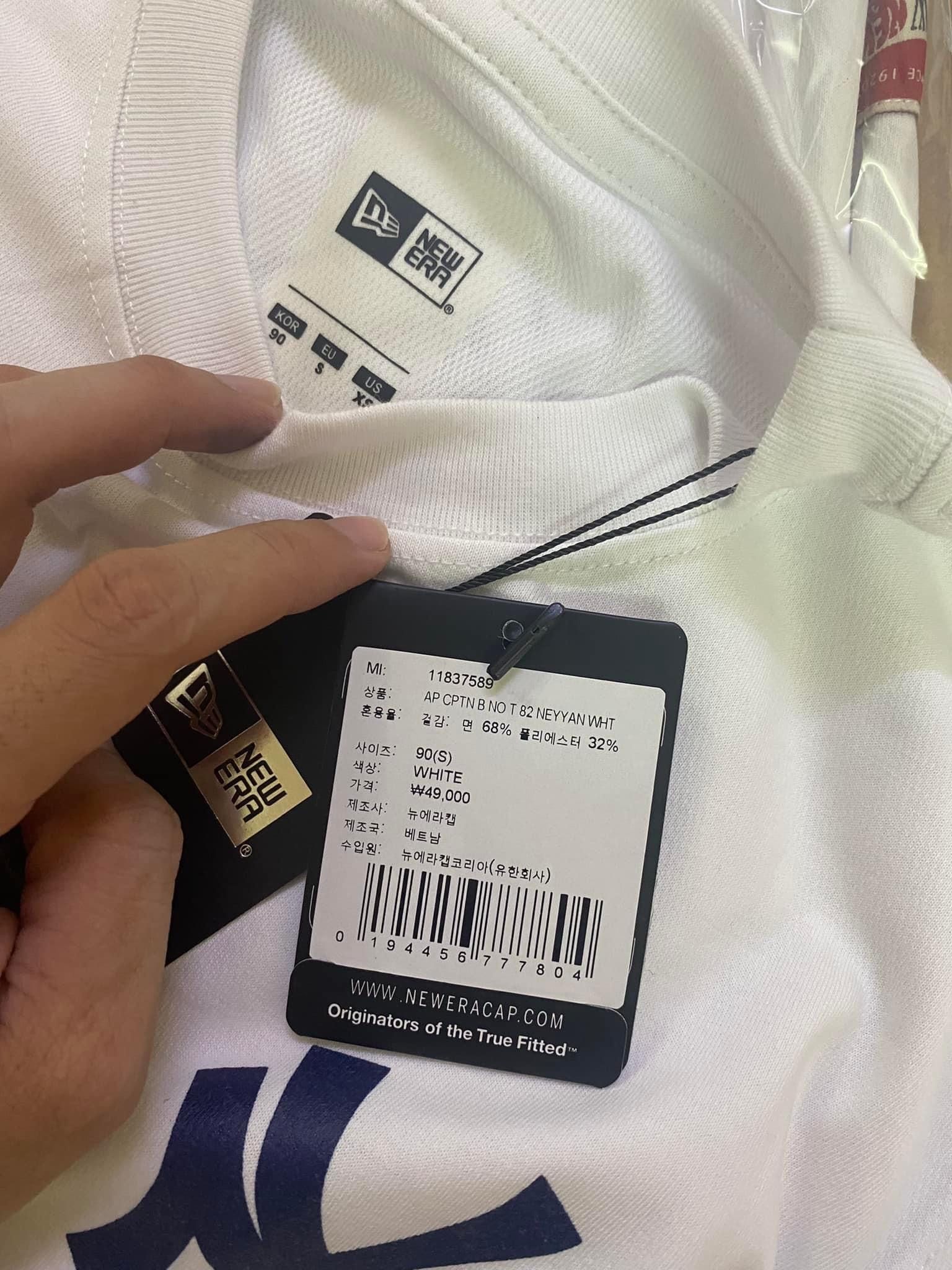  0380 - HÀNG CHÍNH HÃNG - ÁO THUN NEW ERA - NY Champion 27 *TRẮNG* - Code: 11837589 