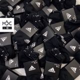  0409 - HÀNG CHÍNH HÃNG - VỚ ADIDAS - CỔ THẤP -  *BLACK/WHITE* 