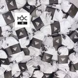  0409 - HÀNG CHÍNH HÃNG - VỚ ADIDAS - CỔ THẤP -  *BLACK/WHITE* 