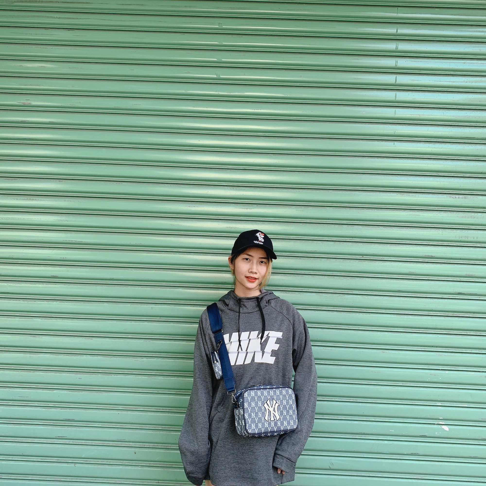 MLB Áo sơ mi denim unisex tay dài Dia Monogram Jacquard #39 MLB Áo sơ mi denim unisex tay dài Dia Monogram Jacquard