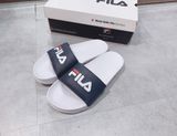  0046 - HÀNG CHÍNH HÃNG - DÉP FILA DRIFTER SLIDES - *WHITE/NAVY* - 2021** - Code: FS1SLA2011X_WWT 