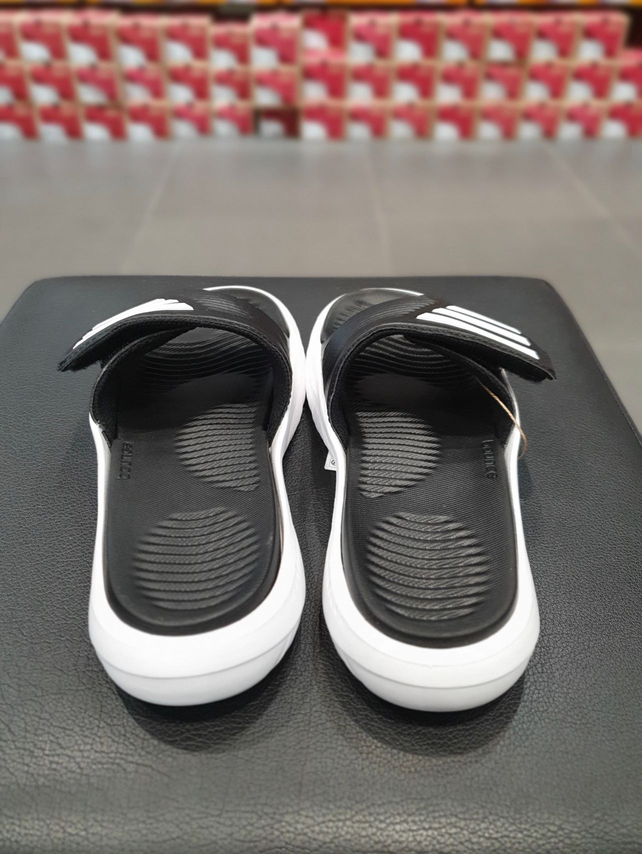  0454 - HÀNG CHÍNH HÃNG Season MỚI - DÉP ADIDAS ALPHABOUCE SLIDE (2.0) - CORE BLACK - *BLACK/WHITE* (2.0) - Code: GY9415 