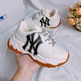  0349 - HÀNG CHÍNH HÃNG - GIÀY SNEAKER MLB CHUNKY NEW YORK GUM EMBO - *WHITE/GUM* - 2021** - Code: 32SHC6941 