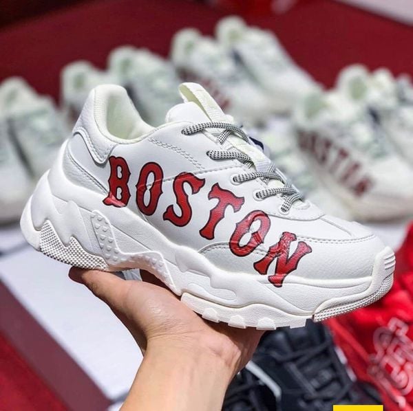  0033 - HÀNG CHÍNH HÃNG - GIÀY SNEAKER MLB BIG BALL CHUNKY BOSTON  - *WHITE RED* - 2021** - Code: 32SHC2011 43I 