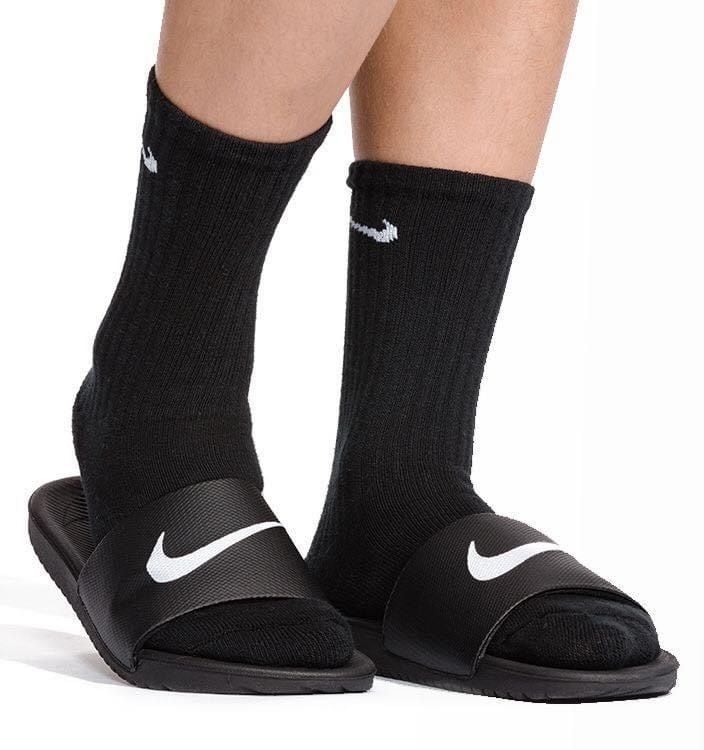  0062 - HÀNG CHÍNH HÃNG - VỚ NIKE DRIFIT - CỔ CAO -  *BLACK/WHITE* - 2021** - Code: 