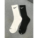  0062 - HÀNG CHÍNH HÃNG - VỚ NIKE DRIFIT - CỔ CAO -  *BLACK/WHITE* - 2021** - Code: 