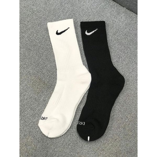  0062 - HÀNG CHÍNH HÃNG - VỚ NIKE DRIFIT - CỔ CAO -  *BLACK/WHITE* - 2021** - Code: 