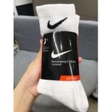  0062 - HÀNG CHÍNH HÃNG - VỚ NIKE DRIFIT - CỔ CAO -  *BLACK/WHITE* - 2021** - Code: 