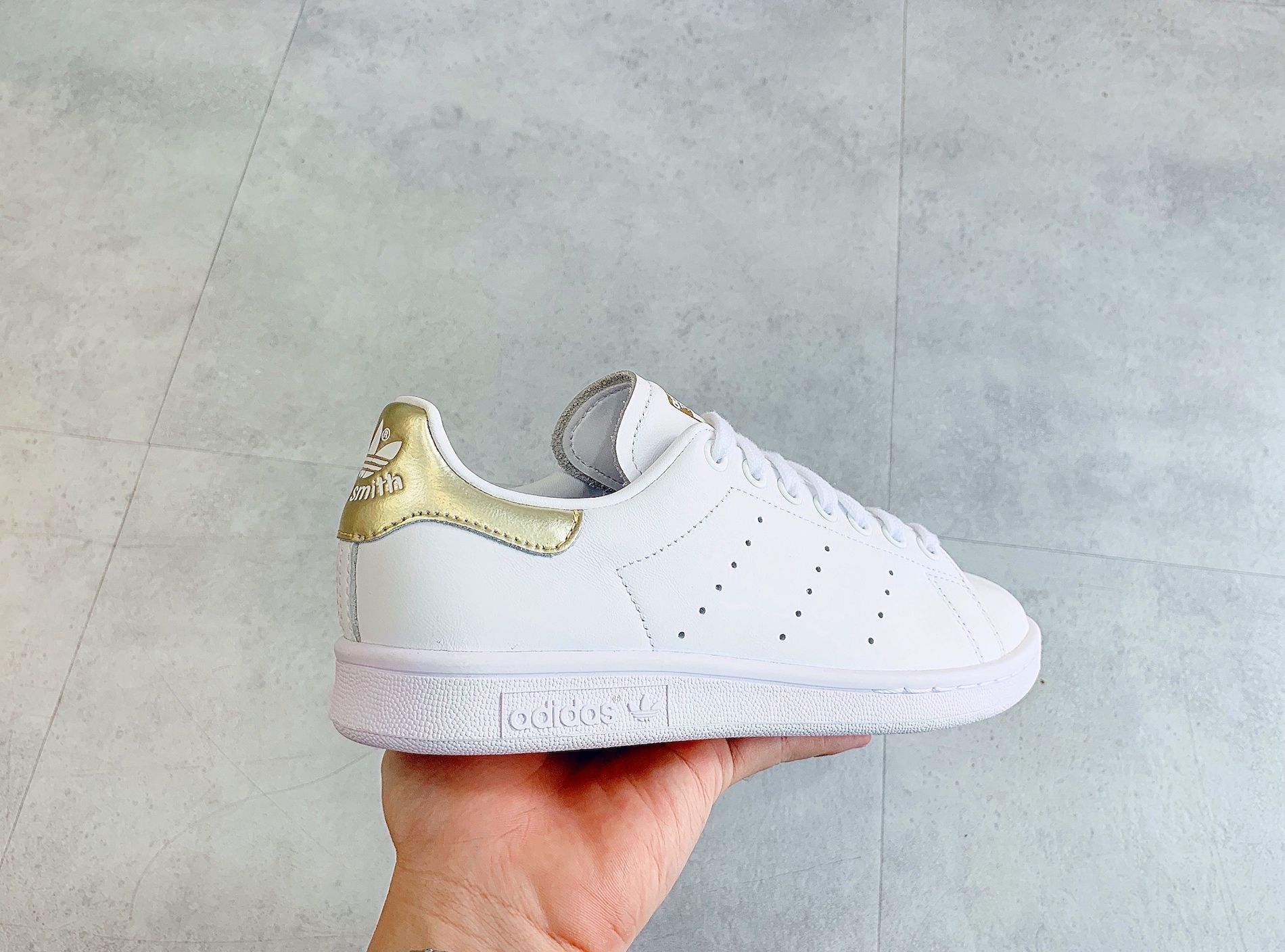  0070 - HÀNG CHÍNH HÃNG - GIÀY ADIDAS STANSMITH GÓT GOLD - *WHITE/GOLD* - 2021** - Code: 