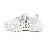  0348 - HÀNG CHÍNH HÃNG - GIÀY SNEAKER MLB BIG BALL CHUNKY NEW YORK  - *WHITE BLACK* - 2021** - Code: 32SHC1911 50I 