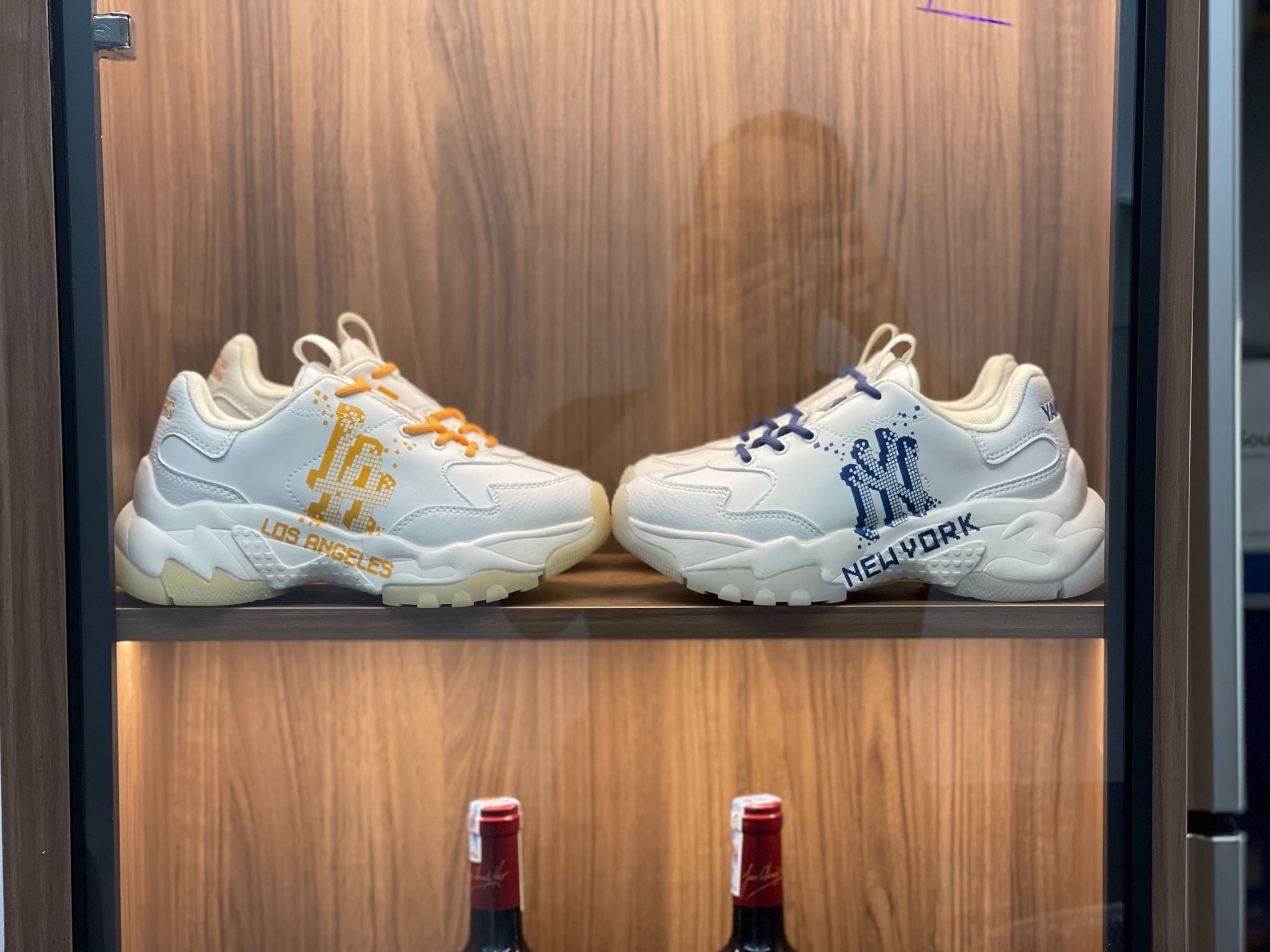  0268 - [CHÍNH HÃNG] - GIÀY Sneaker MLB Big Ball Chunky - LA 3D - ĐẾ GUM - Season 2022 