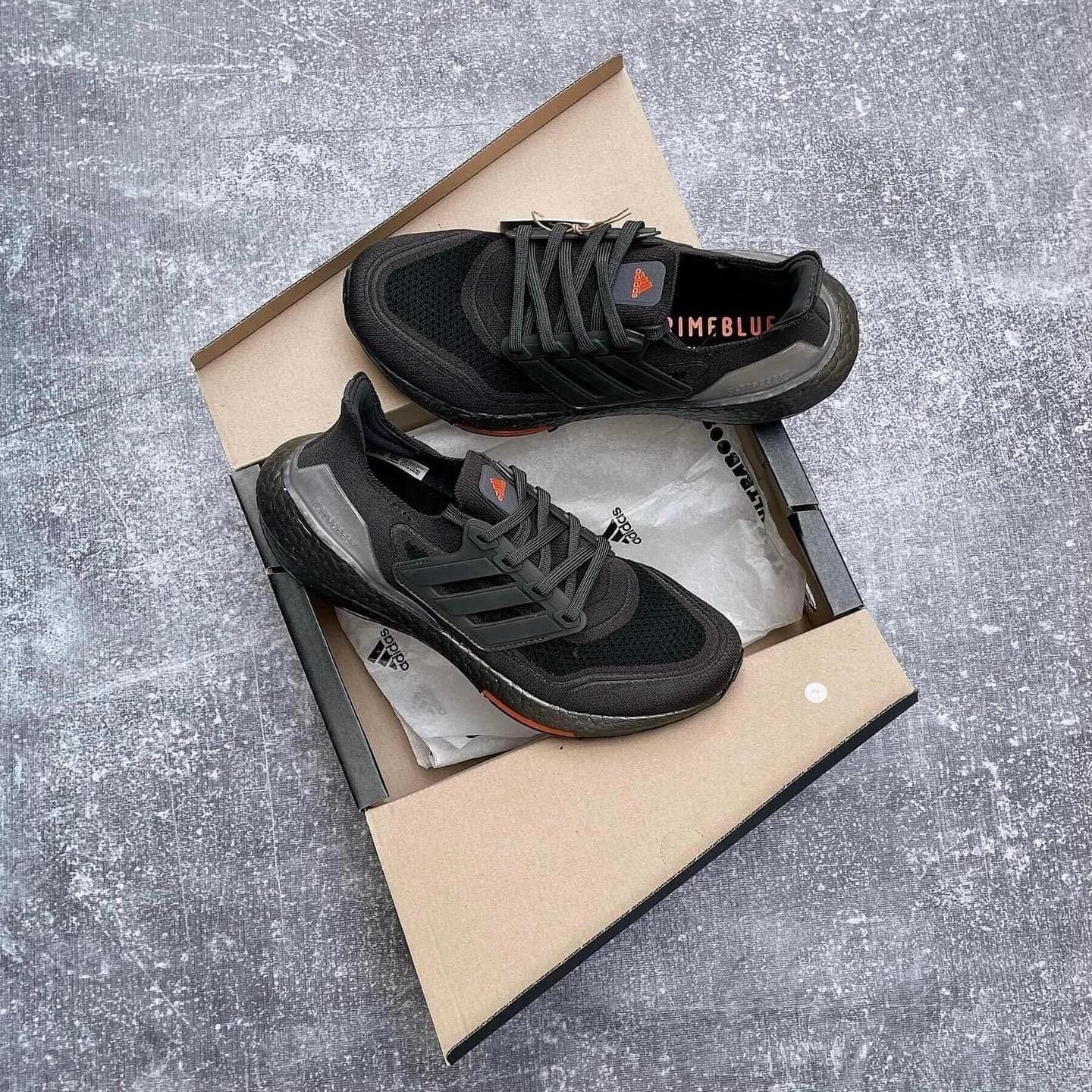  0274 - [CHÍNH HÃNG] Giày Adidas Ultraboost 21 - Carbon / Solar Red 