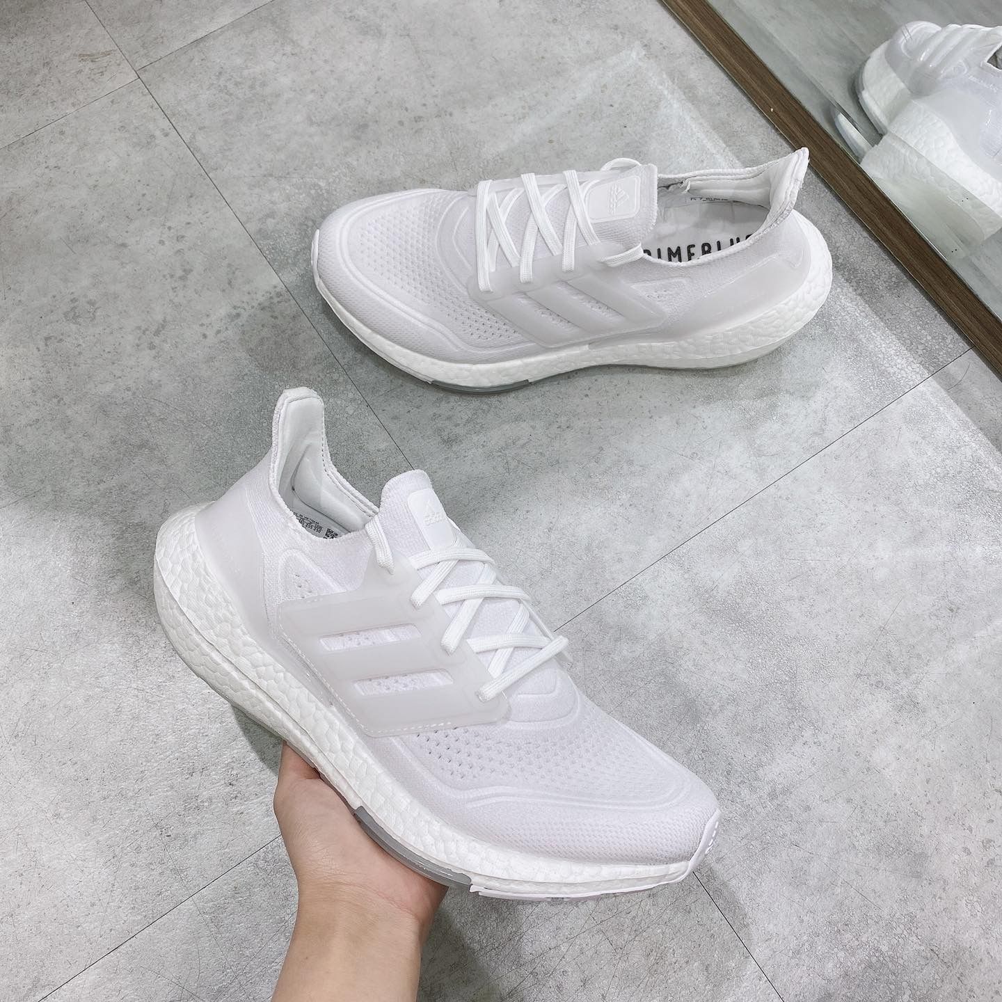  0140 - HÀNG CHÍNH HÃNG - GIÀY ADIDAS ULTRABOOST 21 TRIPLE WHITE - *ALL WHITE* - 2021** - Code: FY0379 