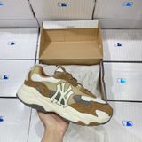  0290 - HÀNG CHÍNH HÃNG - GIÀY SNEAKER MLB CHUNKY LITE - New York màu Brown (5) - Code: 3ASHC3S1N-50BGD (5) 