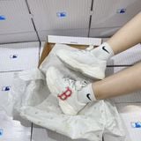  0293 - HÀNG CHÍNH HÃNG - GIÀY SNEAKER MLB CHUNKY LITE -  Logo B đỏ màu White - Code: 3ASHC3S1N (8) 