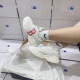  0293 - HÀNG CHÍNH HÃNG - GIÀY SNEAKER MLB CHUNKY LITE -  Logo B đỏ màu White - Code: 3ASHC3S1N (8) 