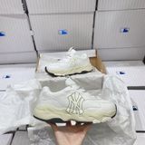  0294 - HÀNG CHÍNH HÃNG - GIÀY SNEAKER MLB CHUNKY LITE -  New York Đế Ngà màu White - Code: 3ASHC3S1N (9) 