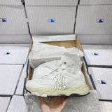  0294 - HÀNG CHÍNH HÃNG - GIÀY SNEAKER MLB CHUNKY LITE -  New York Đế Ngà màu White - Code: 3ASHC3S1N (9) 