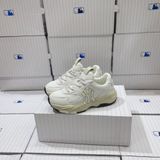  0294 - HÀNG CHÍNH HÃNG - GIÀY SNEAKER MLB CHUNKY LITE -  New York Đế Ngà màu White - Code: 3ASHC3S1N (9) 