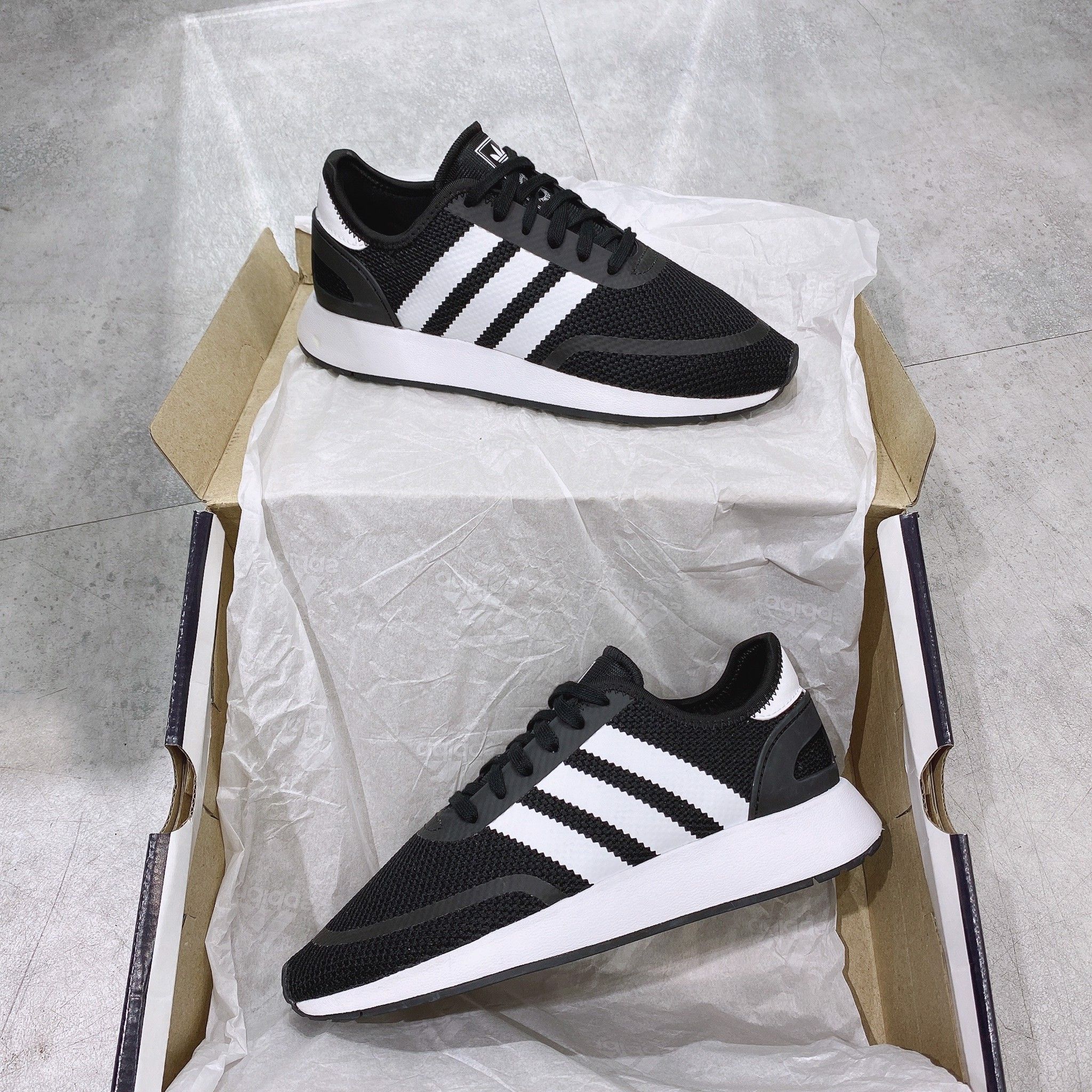  0154 - HÀNG CHÍNH HÃNG - GIÀY ADIDAS N-5923 - *ĐEN SỌC TRẮNG* - 2021** - Code: CQ2337 